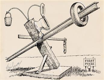 ERIC SLOANE (1905 - 1985) "The Trials of Art," "First Prize," and "Art is How you Look at it."